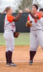 Softball Says Thank You to Senior Trio Image