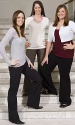 Softball Captain Trio Honored For Academics and Athletics Image