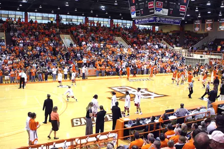 Anderson Arena during pregame warmups