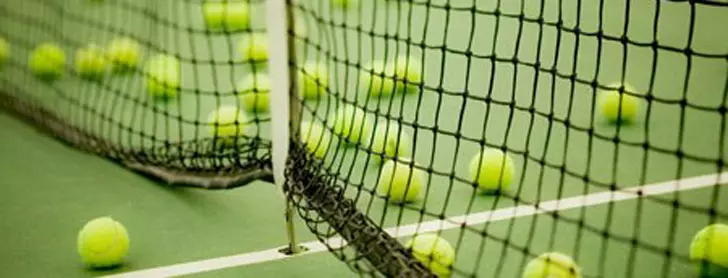 tennis balls net