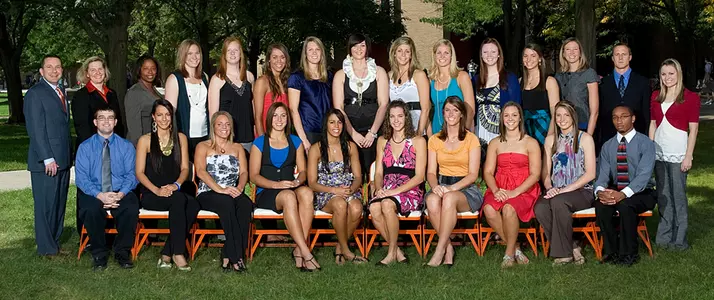 2009-10 BGSU women's bkb team photo