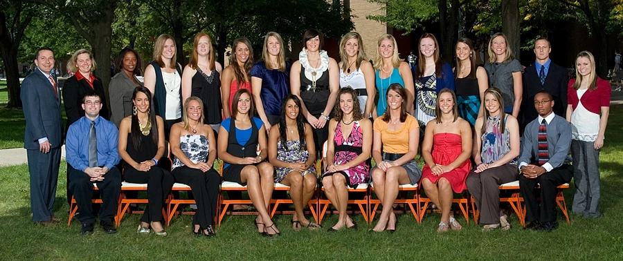 2009-10 BGSU women's bkb team photo