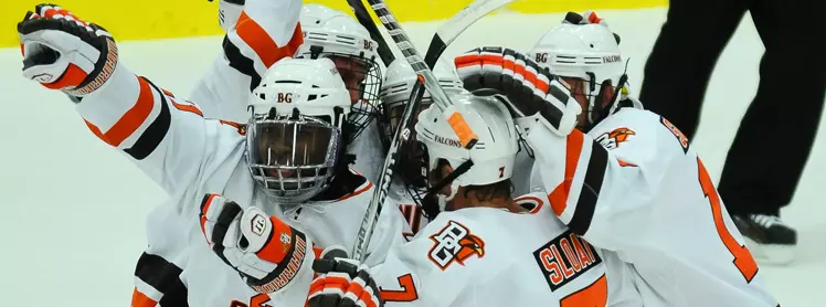 BGSU Celebrates Goal at UM