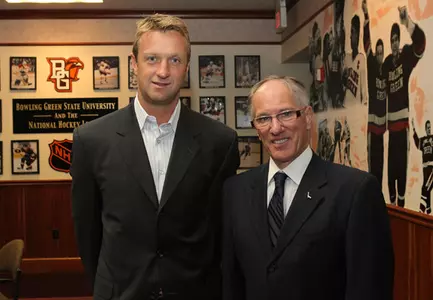 Rob Blake and Mike Emrick