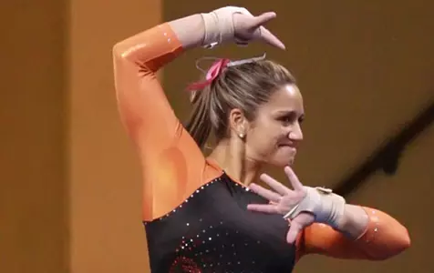 Gymnastics Holds Intrasquad Meet Image