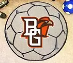 BGSU soccer ball fan mat