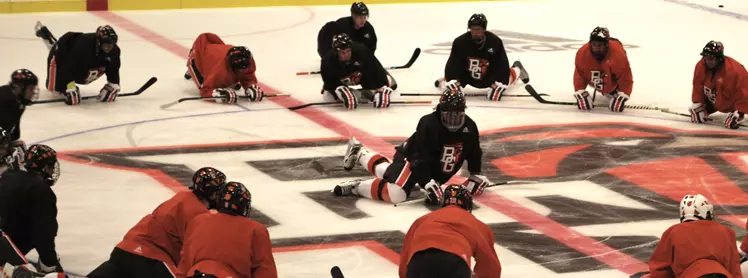 BGSU hockey practice 2010