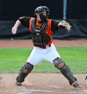 Schlater tosses out a runner