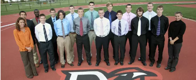 BGSU Men's Cross Country Team