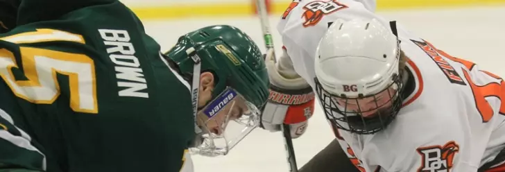 Fink on the faceoff vs. NMU