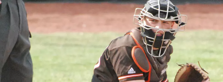 TJ Losby behind the plate 2011