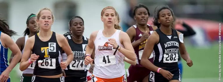 BGSU 800m run at 2011 MAC Champ.
