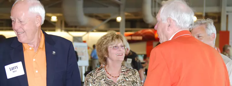 Larry Miles, Dr. Mary Ellen Mazie, Kerm Stroh