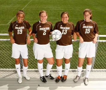 2011 women's soccer seniors - Brittany Hopkins, Courtney Beinlich, Alyssa Zuccaro, Megan Amann