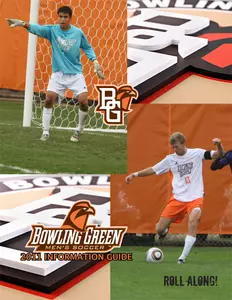 2011 men's soccer media guide - front cover