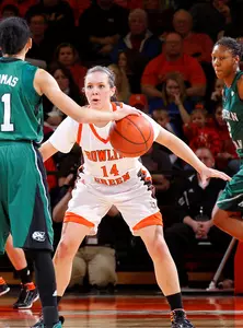 Jessica Jess Slagle D's it up against Eastern Michigan