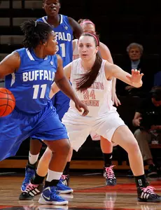 Logan Pastor D's it up against Buffalo - Nathan Dreimiller - Feb 15 2012