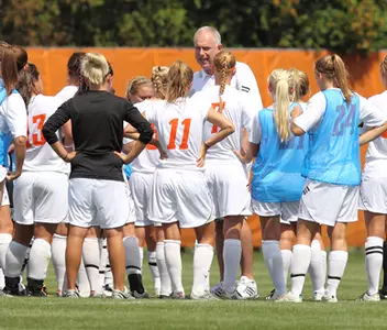 Andy Richards team huddle