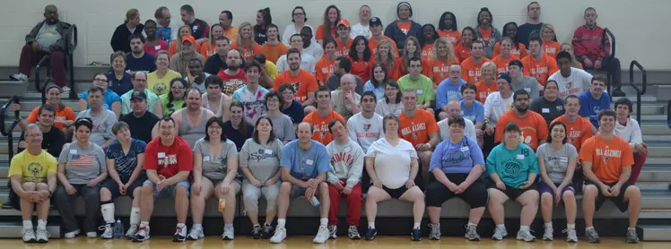 BGSU SAAC Special Olympics volleyball event March 24 2012