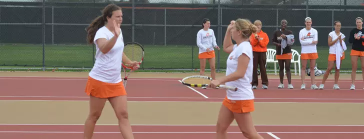 Emily Reuland and Nikki Chiricosta March 24 2012 vs NIU Mike Cihon photo