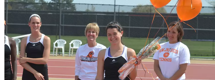 Jessica Easdale Senior Day v WMU April 13 2012 Dave Meyer photo