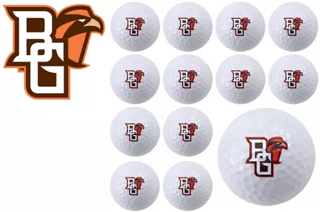 golf balls BGSU logo