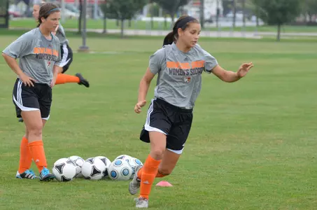Kylie Briem & Emily Rothwell at practice on Aug 9 2012