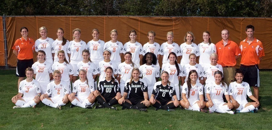 BGSU women's soccer team 2012 - 900 wide
