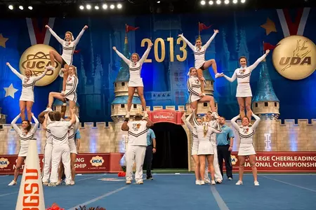 Cheerleaders at Disney