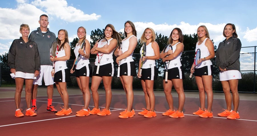 BGSU tennis 2013-14 - photo by Michael Nemeth