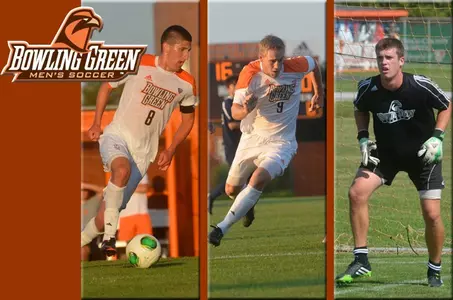 Academic All-MAC men's soccer - Comiskey Silva Wiest
