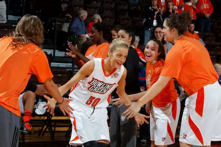 Miriam Justinger - starting lineups vs UMass - Dec. 19 2013