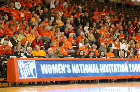 Crowd fans WNIT game v Drexel - Phalin
