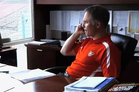 Dave Clawson In Office Video