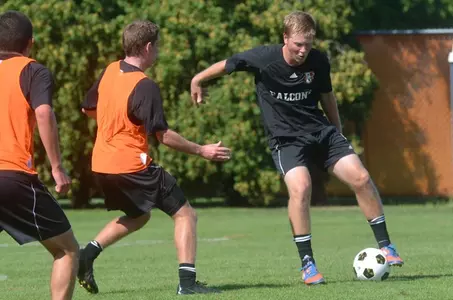 BGSU men's soccer practice August 15 2013