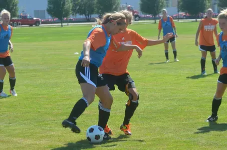 Courtney Hendrix - Kailey Paszko - practice - August 9 2013