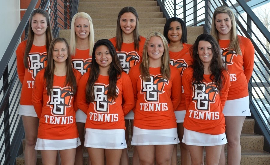 BGSU Tennis Team photo 2014-15 - Jan 19 2015 MJC