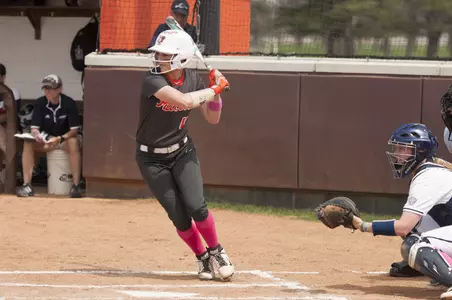 Molly Holliday - Apr 18 2015 v Akron - Larry Clapper pic - pink
