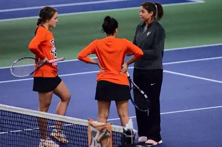 BGSU tennis - Jan 2015 v YSU - Diane Larson photo