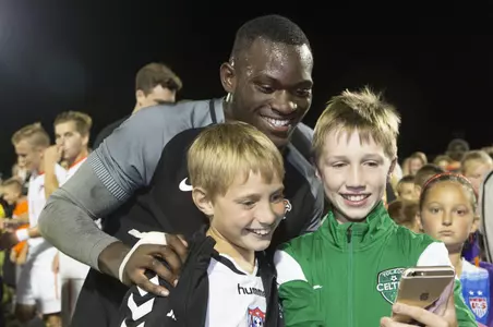 Anthony Mwembia & fans - v Ohio State Sept 24 2016