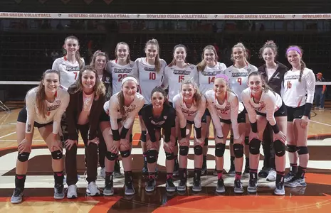 Volleyball vs. Toledo Team Picture