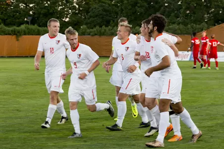 Goal celebration v Ohio State - Sept 24 2016 - Ruben Kappler photo