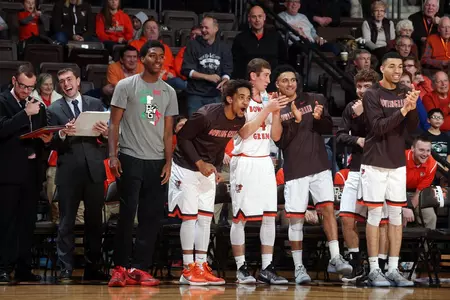 Basketball Bench vs. Detroit Mercy