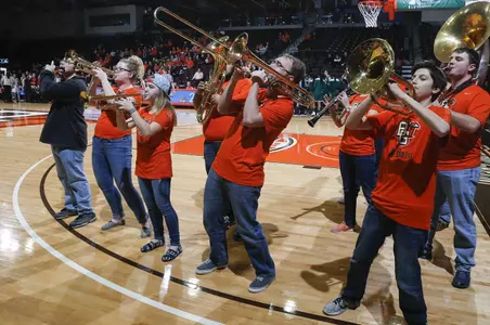 Band - women's basketball v EMU - Jan 27 2016