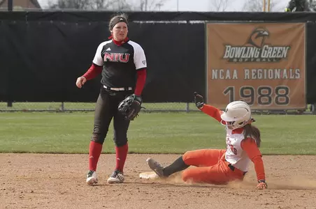 BG runner safe at second - March 25 2016 v NIU - Kappler