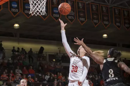 Miriam Justinger - Feb 10 2016 v WMU - Ruben Kappler photo