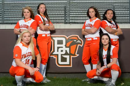2016 BGSU softball seniors - Braiden Dillow Katie Turski Marisa Shook