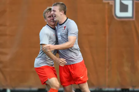 Chris Brennan Pat Flynn v IUPUI - Aug 26 2016 - Christine Nelson photo