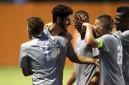 Goal celeb Mustafa v IUPUI - Aug 26 2016 - Christine Nelson photo