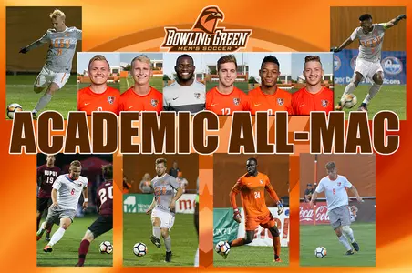 2017 BGSU men's soccer Academic All-MAC Team honorees